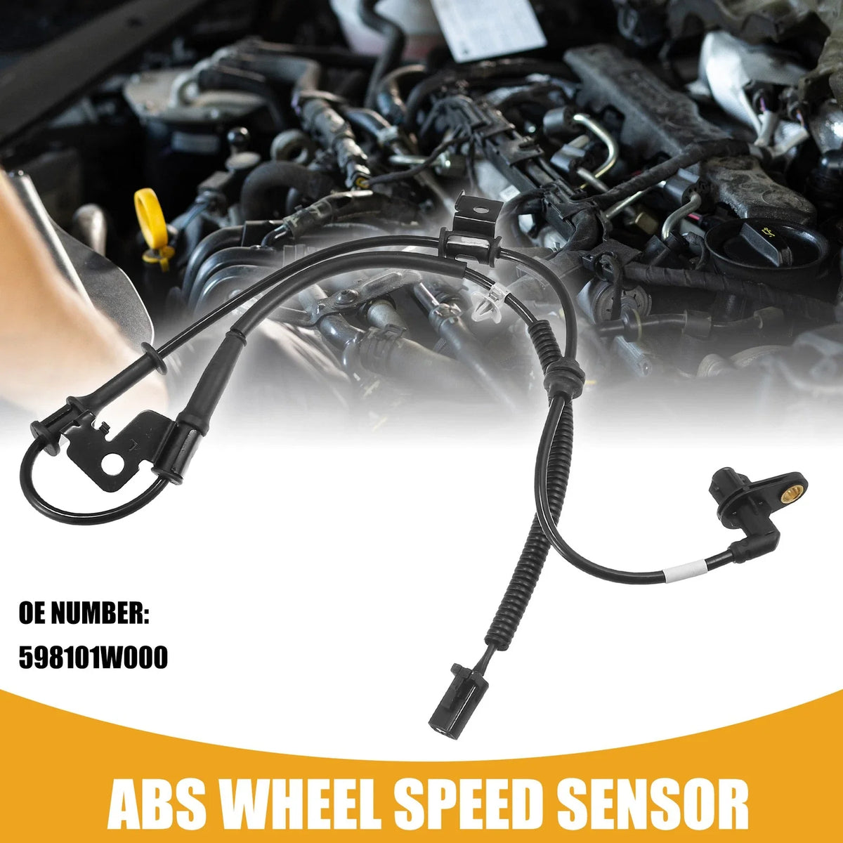 ABS Wheel Speed Sensor No. 598101W000 for Kia Rio (2012–2017)