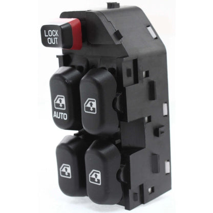 Window Switch for Chevrolet Lumina (1995–2001) Front Driver Side Black 5 Button DS1437
