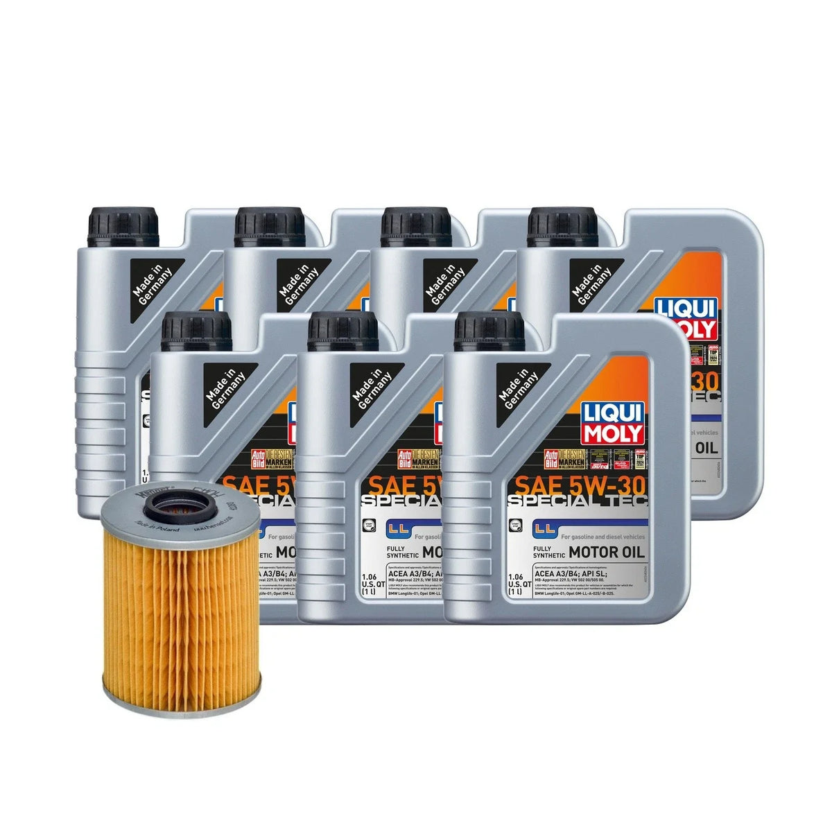 Oil Change Kit 7L Liqui Moly Special Tec LL 5W-30 for BMW M50/M50TU 1990-1995