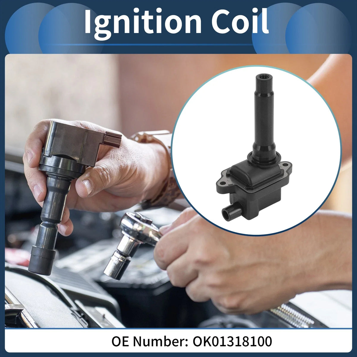 Ignition Coil Pack No.OK01318100 for Hyundai Accent (1995–2000)