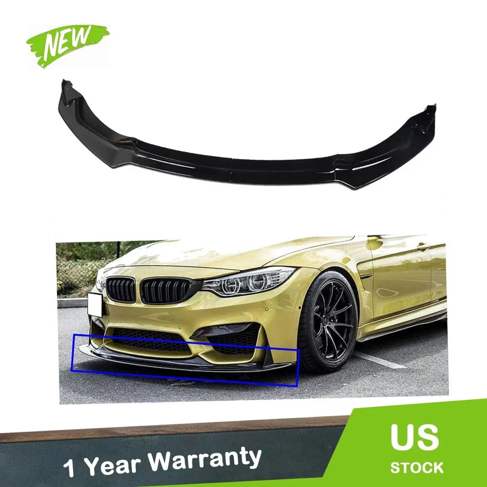 Front Bumper Spoiler Lip for BMW M3 M4 (2015–2020)