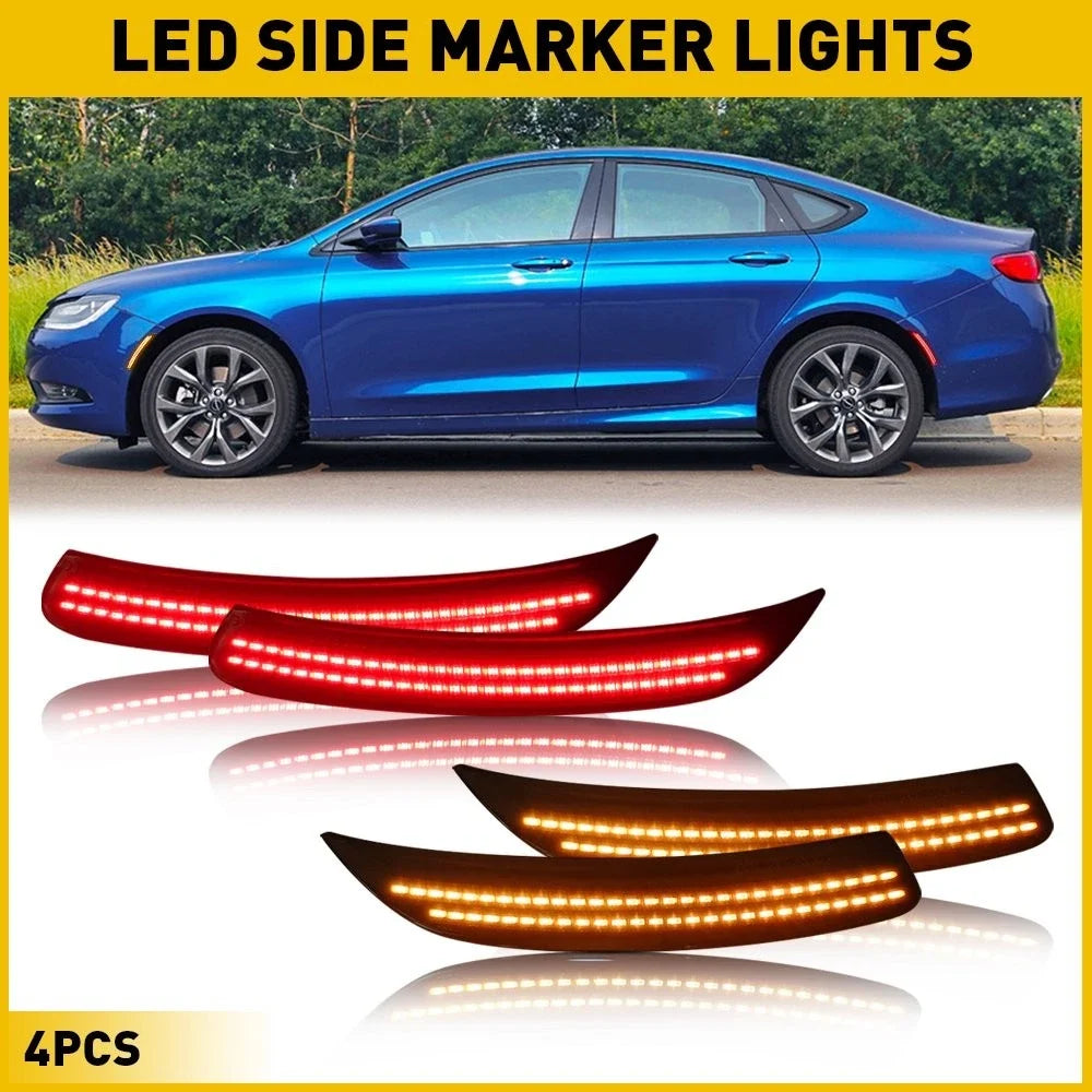 LED Smoked Side Marker Light for Chrysler 200 (2015-2017)