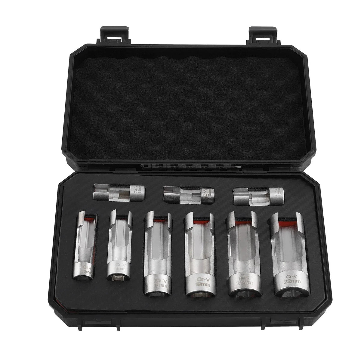 9PCS Diesel Injector Strut Nut Socket Wrench Set 10-22mm