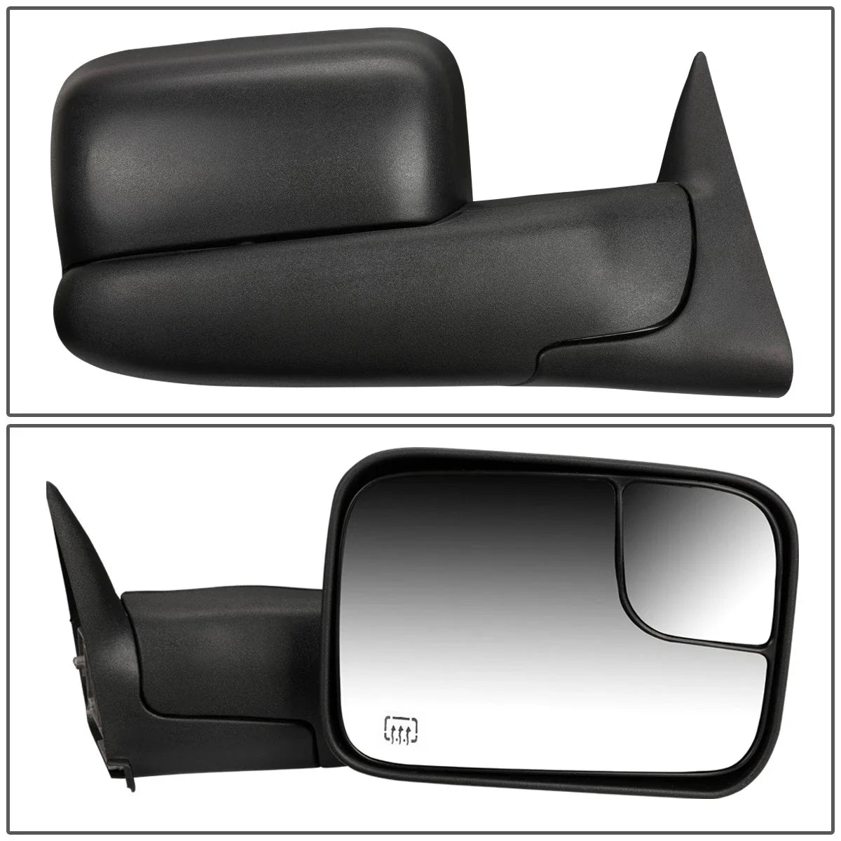Right Side Towing Mirror for Dodge RAM (1994–1997) - Powered, Heated, Flip Up