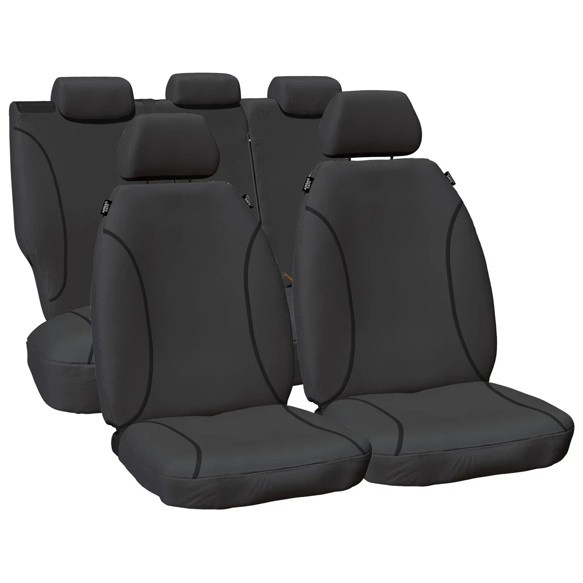 Front & Rear Canvas Seat Covers Heavy Duty for Hilux KUN26 GGN25 08/09-15