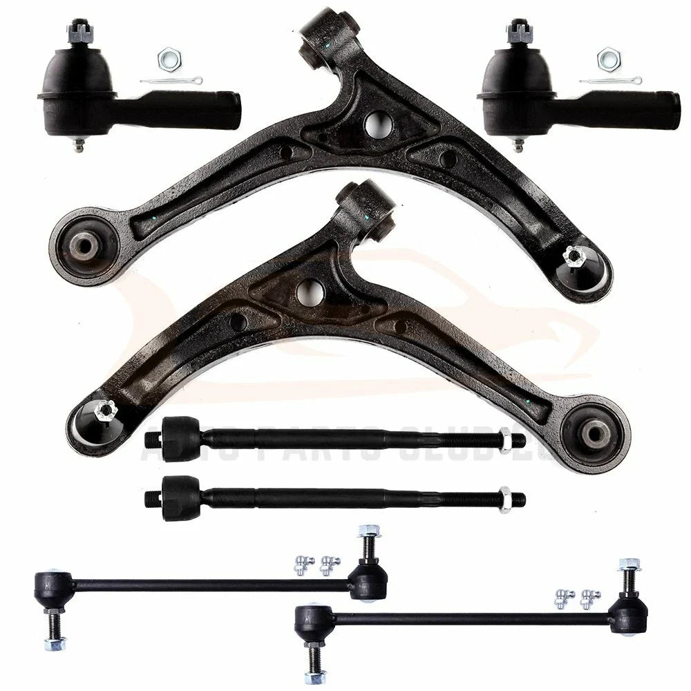 8Pc Suspension Control Arm Sway Bar Tie Rod Kit for Honda Odyssey (2002–2004)