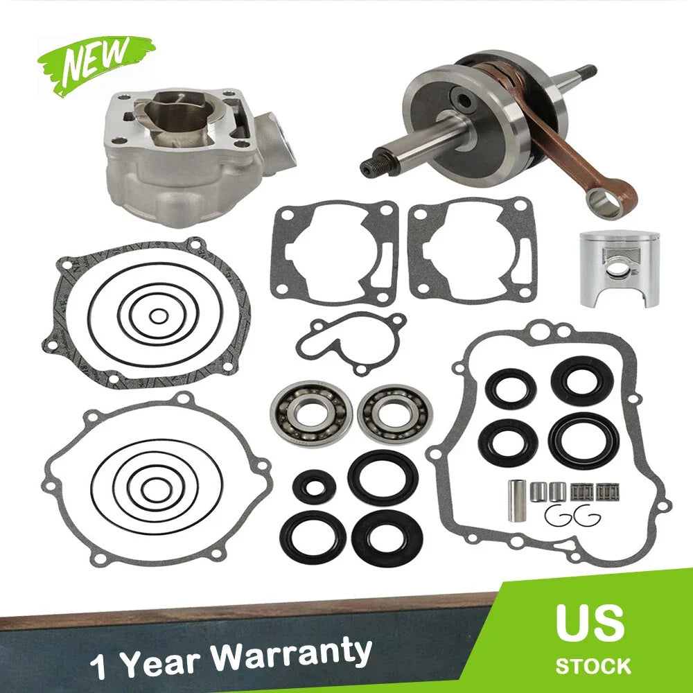 Engine Block Piston Gasket & Crankshaft Set for YZ85 (2002-2014)