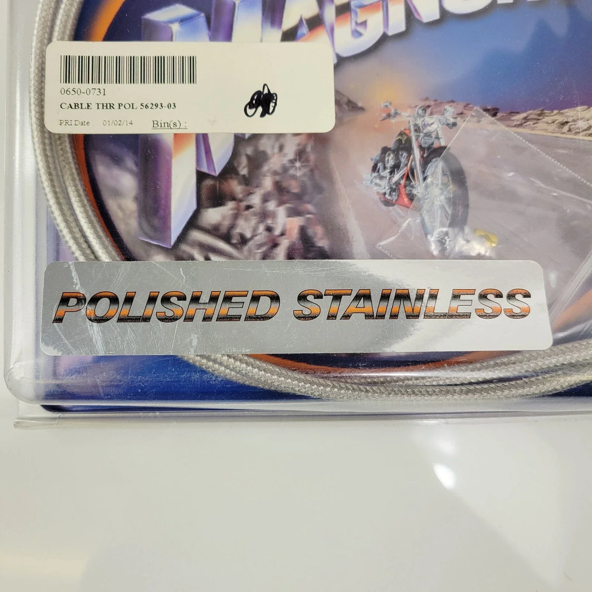 Stainless Steel Idle Cable for Road King Harley-Davidson 2002-2007 56293-03