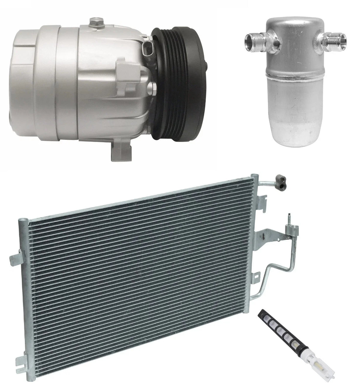 AC Compressor Kit With Condenser for Chevrolet Cavalier 2.2L (2001–2005)