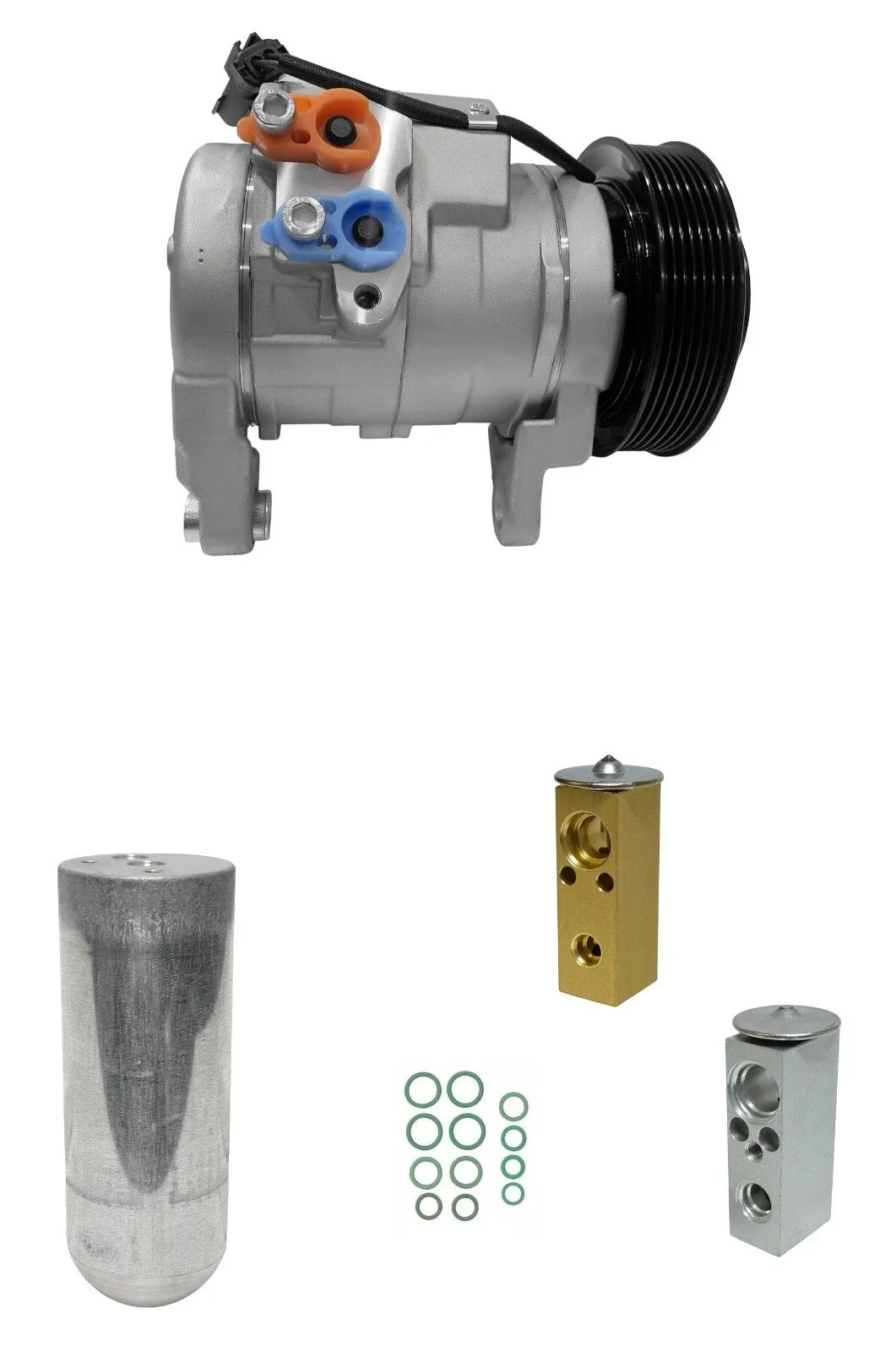 AC Compressor Kit for Dodge Durango 5.7L (2005–2005) with Rear