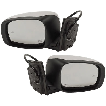 Heated Mirrors Set of 2 for Dodge 2009-2016