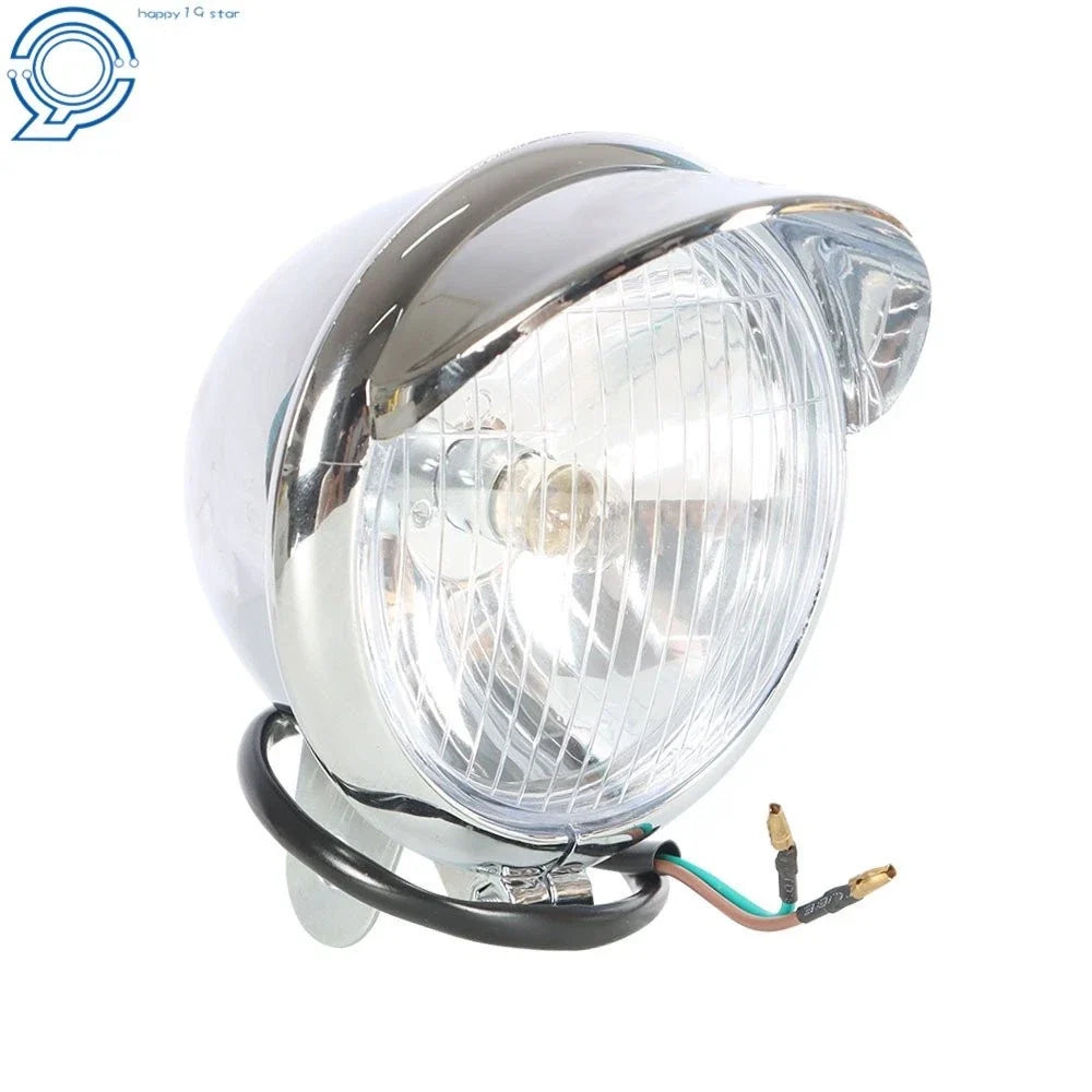 Fog Light Bar for Motorcycle with Chrome Bracket