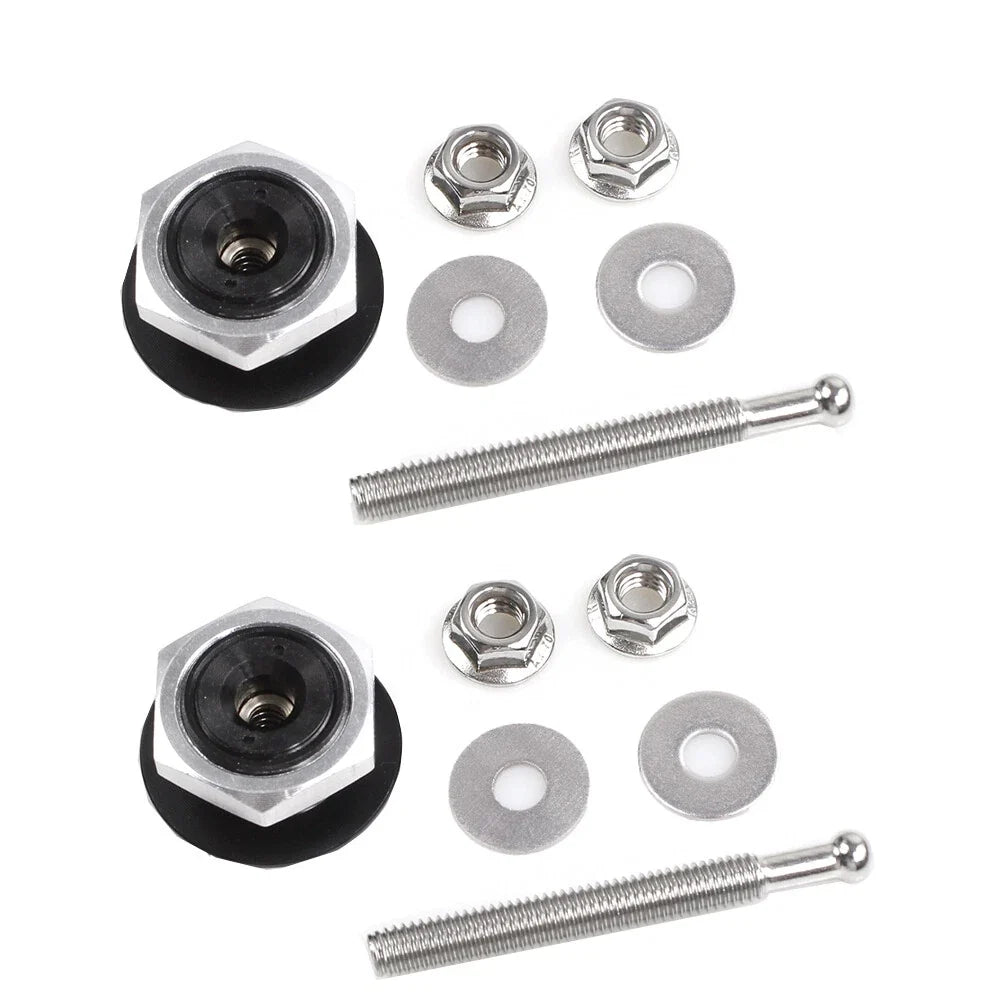 2X Quick Release Hood Pins for Car Bumper Latch