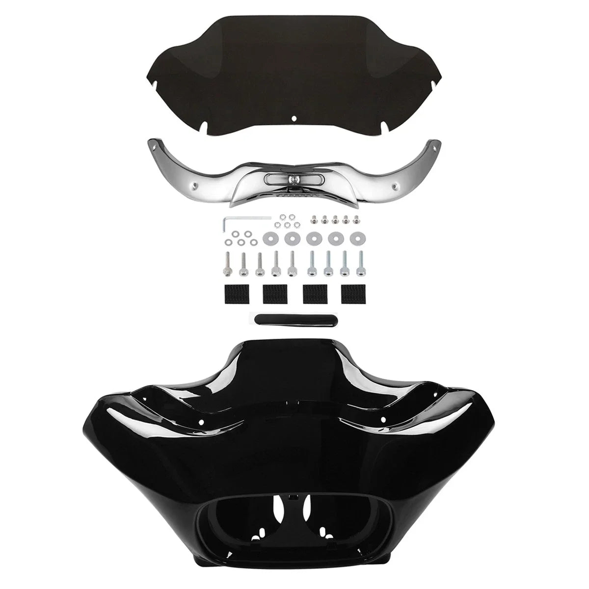 Windshield Trim - Inner & Outer Fairings for Harley Road Glide (1998–2013)