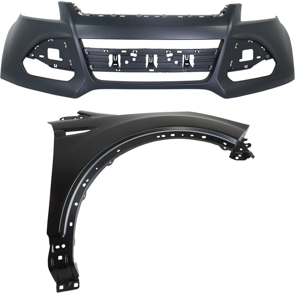 Front Upper Bumper Cover for Ford Escape (2013–2016)
