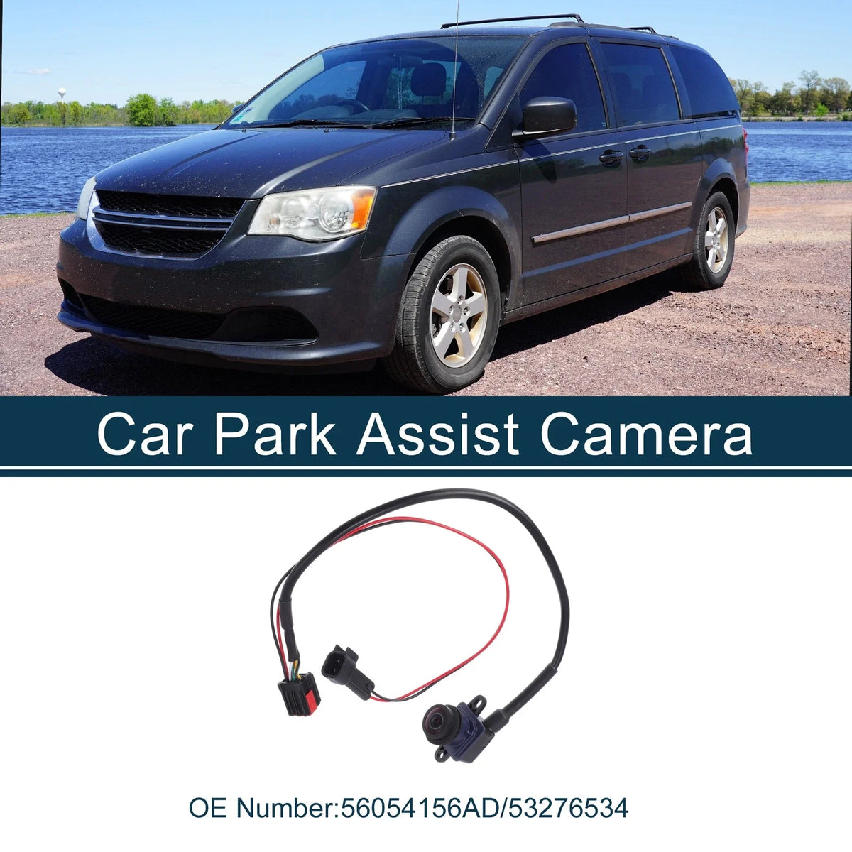 Rear View Backup Camera for Dodge Grand Caravan (2008–2020)