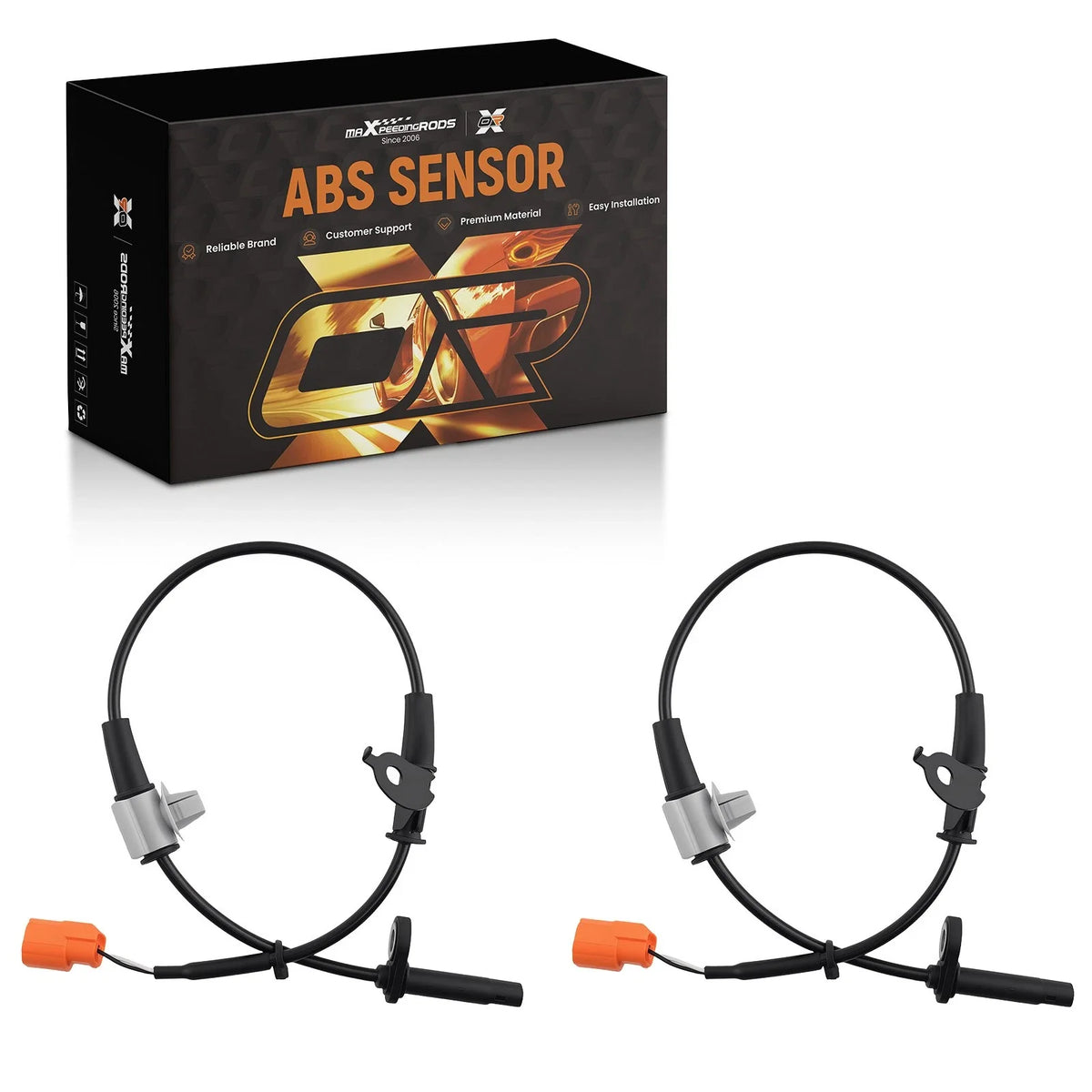 2X Rear Wheel Speed Sensors for Acura TSX 2004-2008 57470SEA013