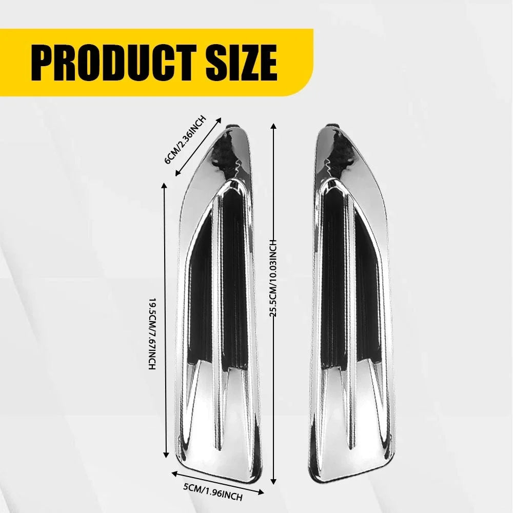 Chrome Molding Set of 2 for Front Fender Garnish Kia Optima EX 2016-2018