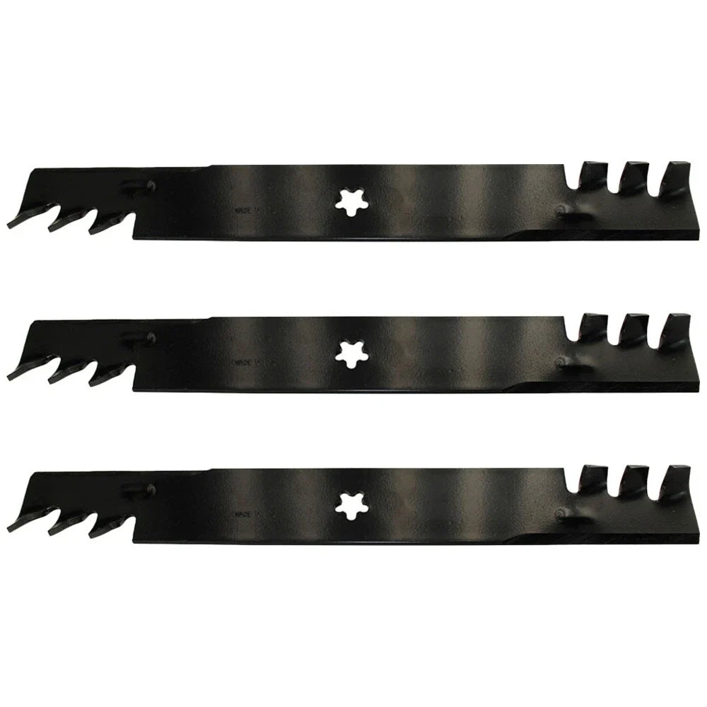 3 Mulcher Blades for Husqvarna 521981601, 539113312, 510417901