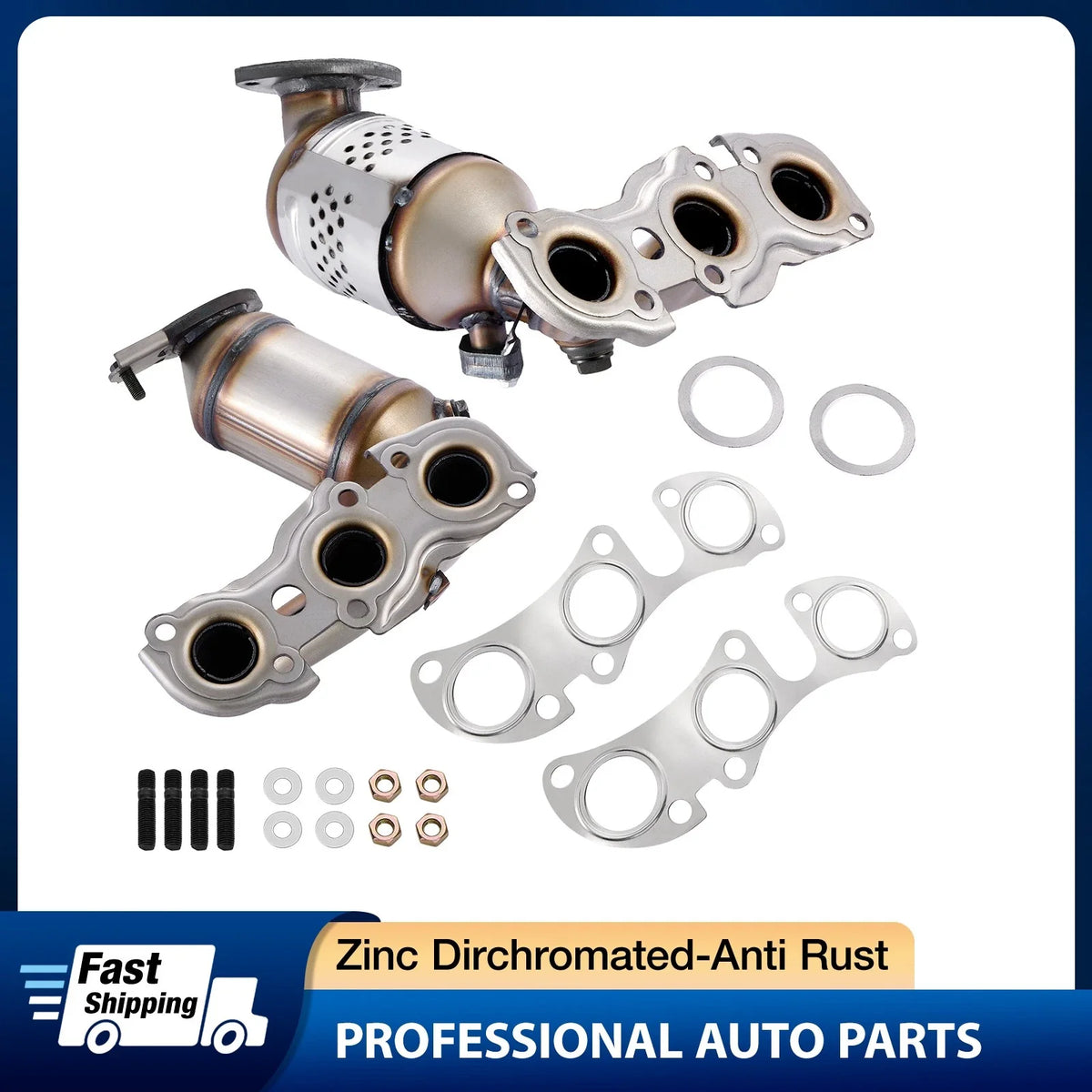 2X Front Left & Right Catalytic Converters for Toyota Camry (2002–2006) 641525