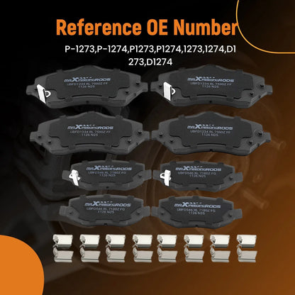 Brake Pads Set (Ceramic) for Jeep Liberty (2008–2012) & Wrangler (2007–2017)