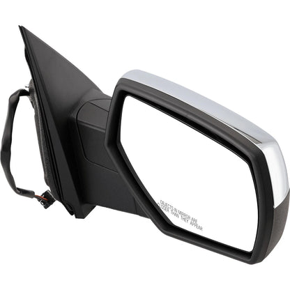 Set of 2 Manual Fold Heated Mirrors for Chevy GMC