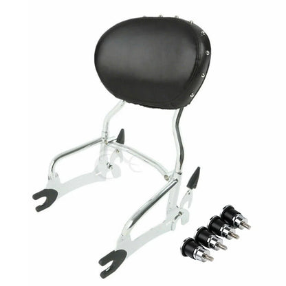 Sissy Bar Backrest Mount Spools - Chrome for Indian Chieftain 2014-2022