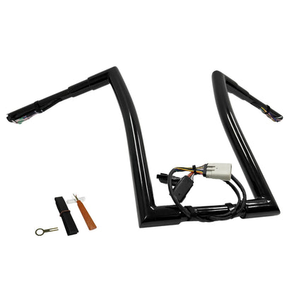 14" Prewired Handlebar 1.5" 32mm for Harley Road Glide (2008–2013)