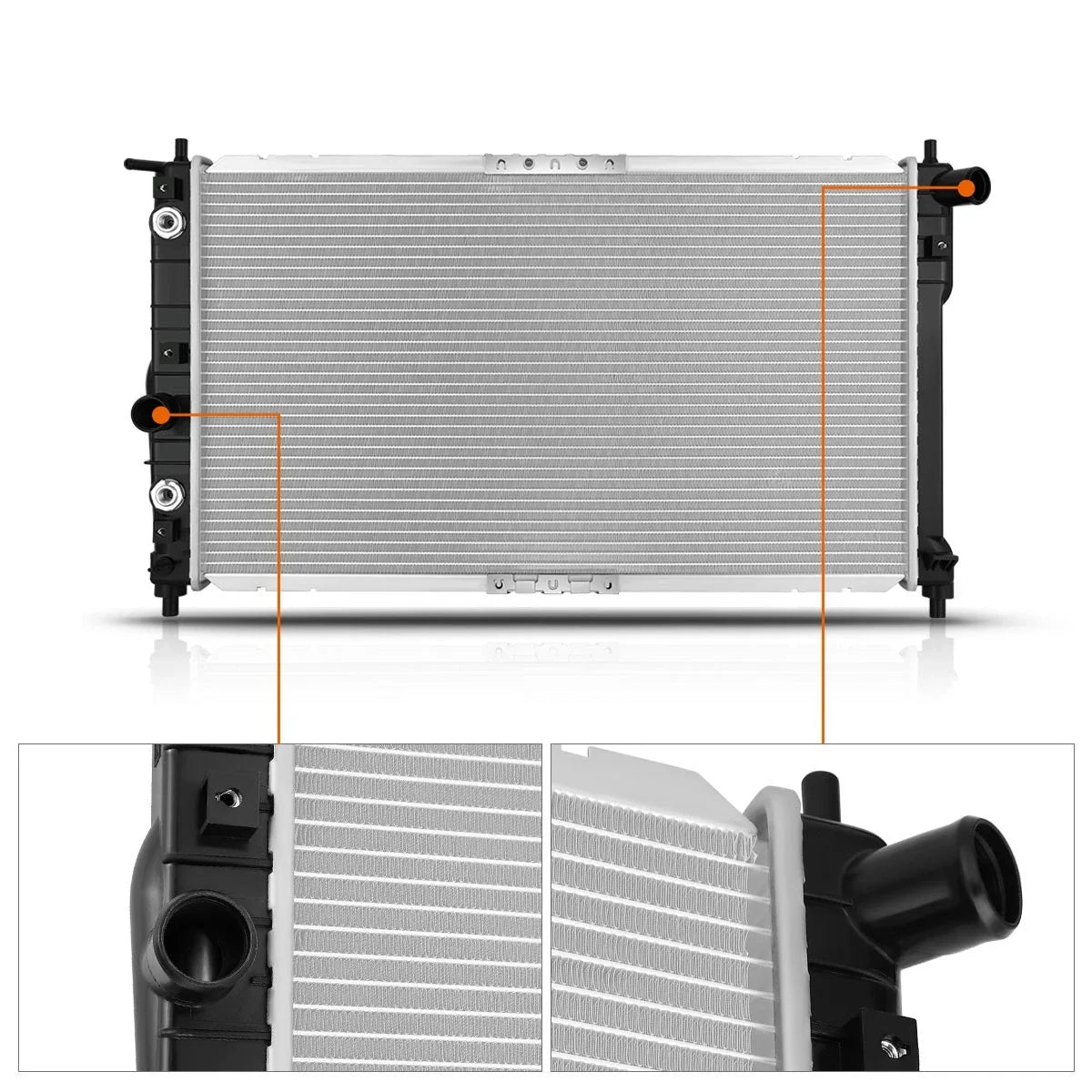 Radiator DPI-2381 Aluminum Core for Daewoo Nubira/Leganza 1999-2002