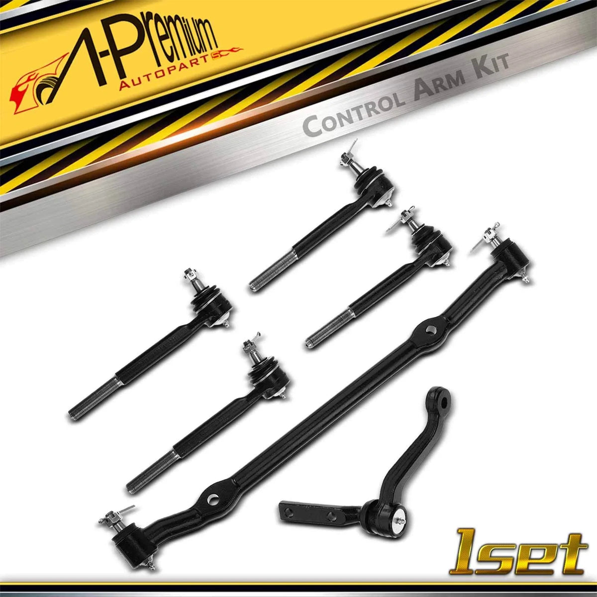 6x Inner & Outer Tie Rod Ends for Chevrolet Malibu (1979–1983)