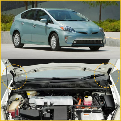 Hood Hinge Pair for Toyota Prius (2010–2015) TO1236167 TO1236168
