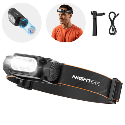 Rechargeable Nighteye LED Headlight 2000Lm Waterproof for Camping