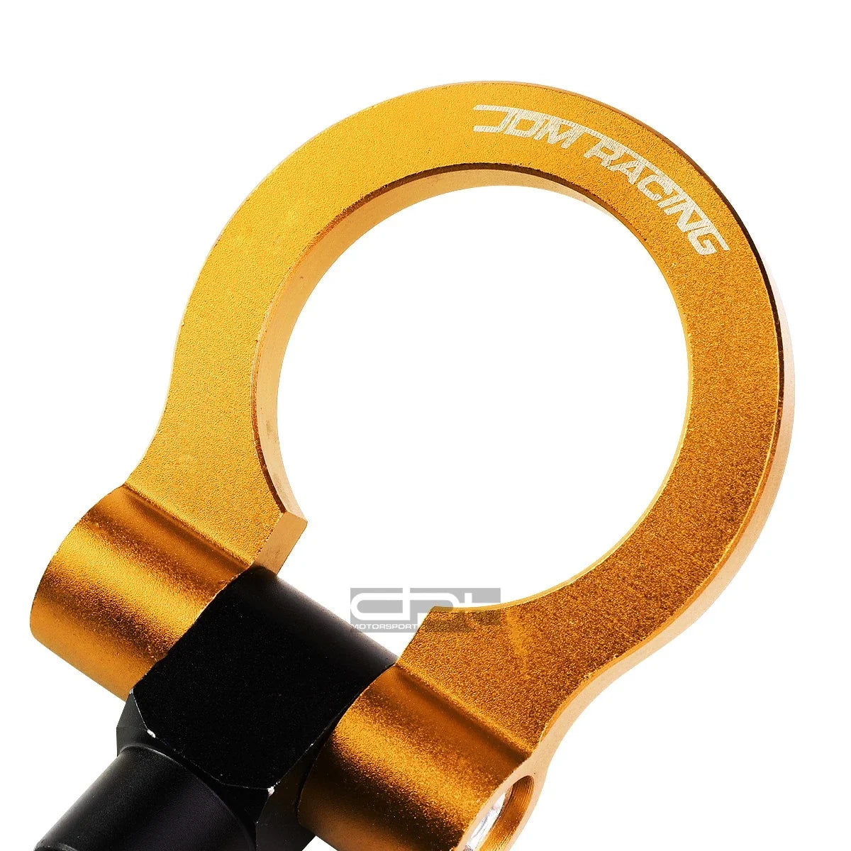 Set of 2 Tow Hook Rings for Honda Fit (2009–2013) M18 X 2.5 T-6061 Aluminum Orange