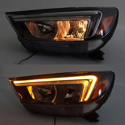 Headlight for Buick Encore (2017–2022) LH/Driver Halogen w/ LED DRL