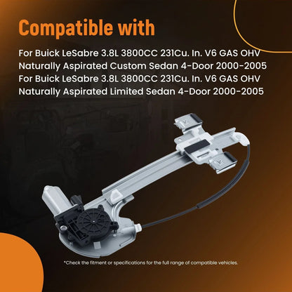 Electric Window Regulator for Buick LeSabre 2000-2005 Rear Left