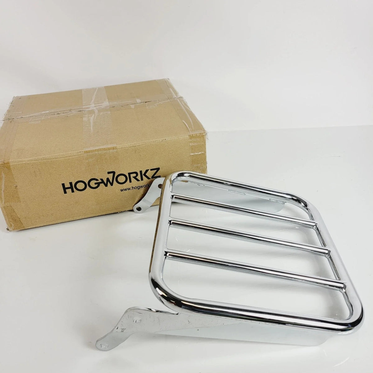 Chrome Add-On Luggage Rack for 2018 Harley Softail