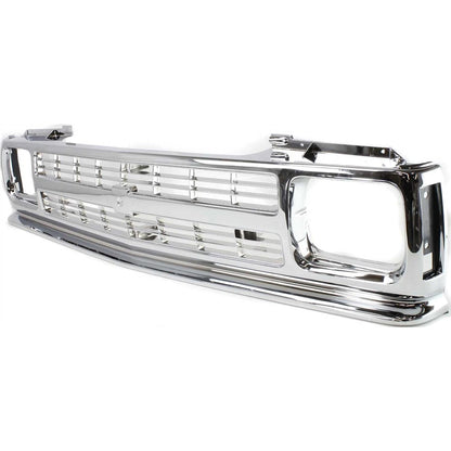 Grille for Chevrolet S10/S10 Blazer (1991–1994) Chrome Plastic
