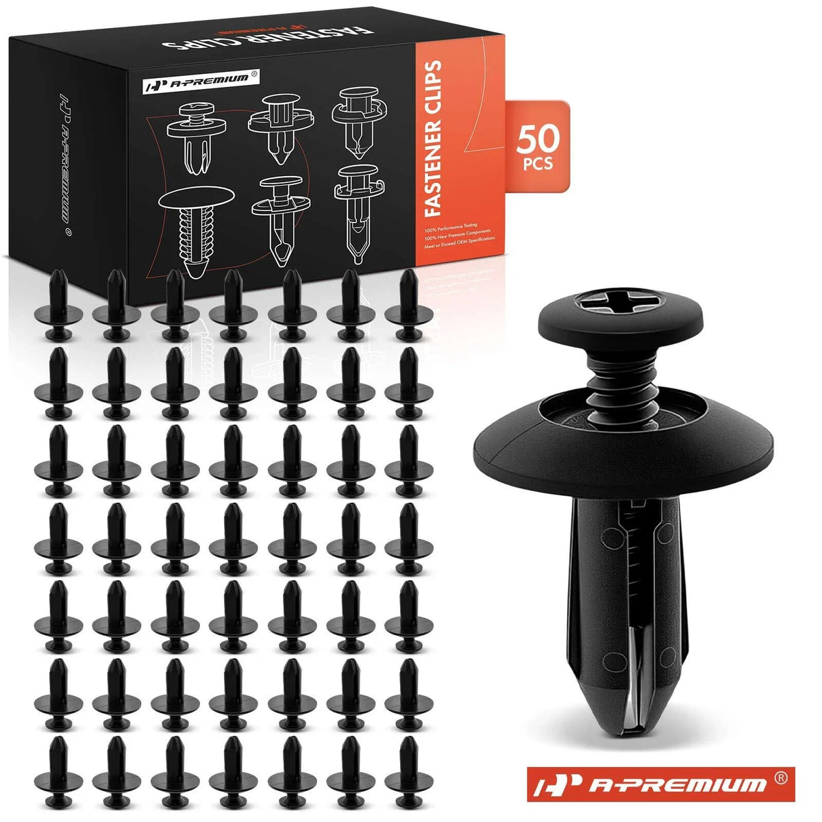 50Pcs Retainer Clips for Ford Lincoln
