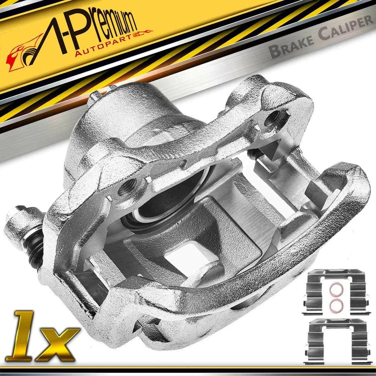 Front Driver Side Brake Caliper with Bracket for Nissan Sentra (2000–2006)