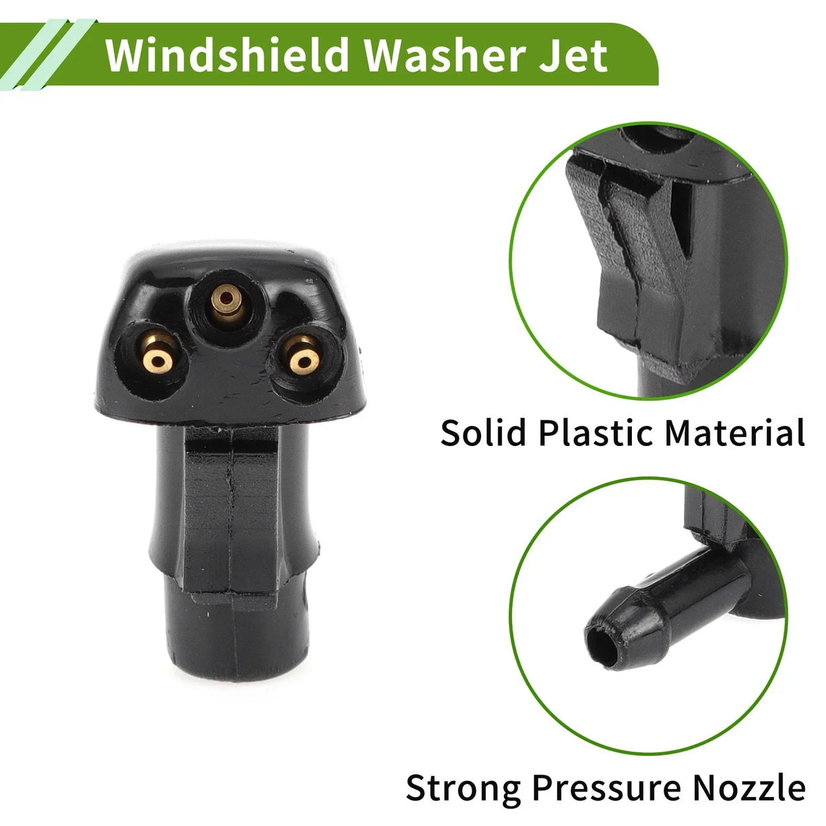 Windshield Washer Nozzle with Hose Connector for Hyundai 2011-2016