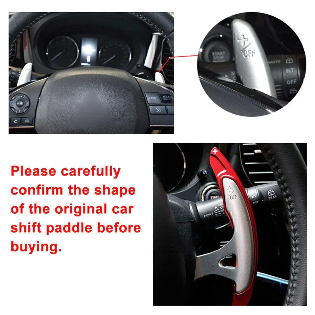 Steering Wheel Paddle Shifter Extensions (08-16) for Mitsubishi Evo X