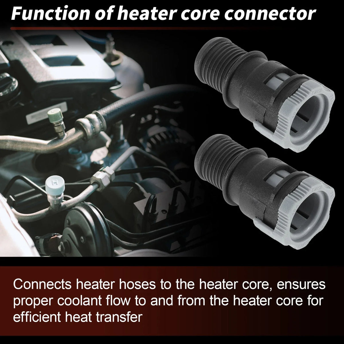 Heater Hose Connector for Ford Focus MK2, Escape, Kuga 2.0L (2013–2016)