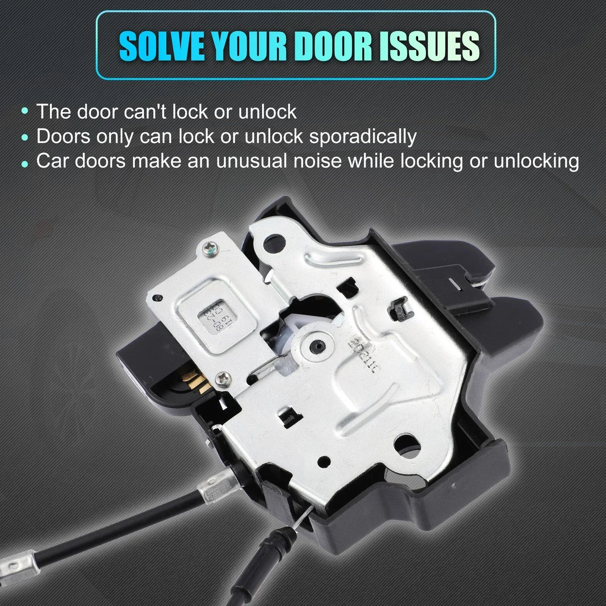 Rear Lock Actuator with Trunk Cable for Lexus IS F 2008-2014