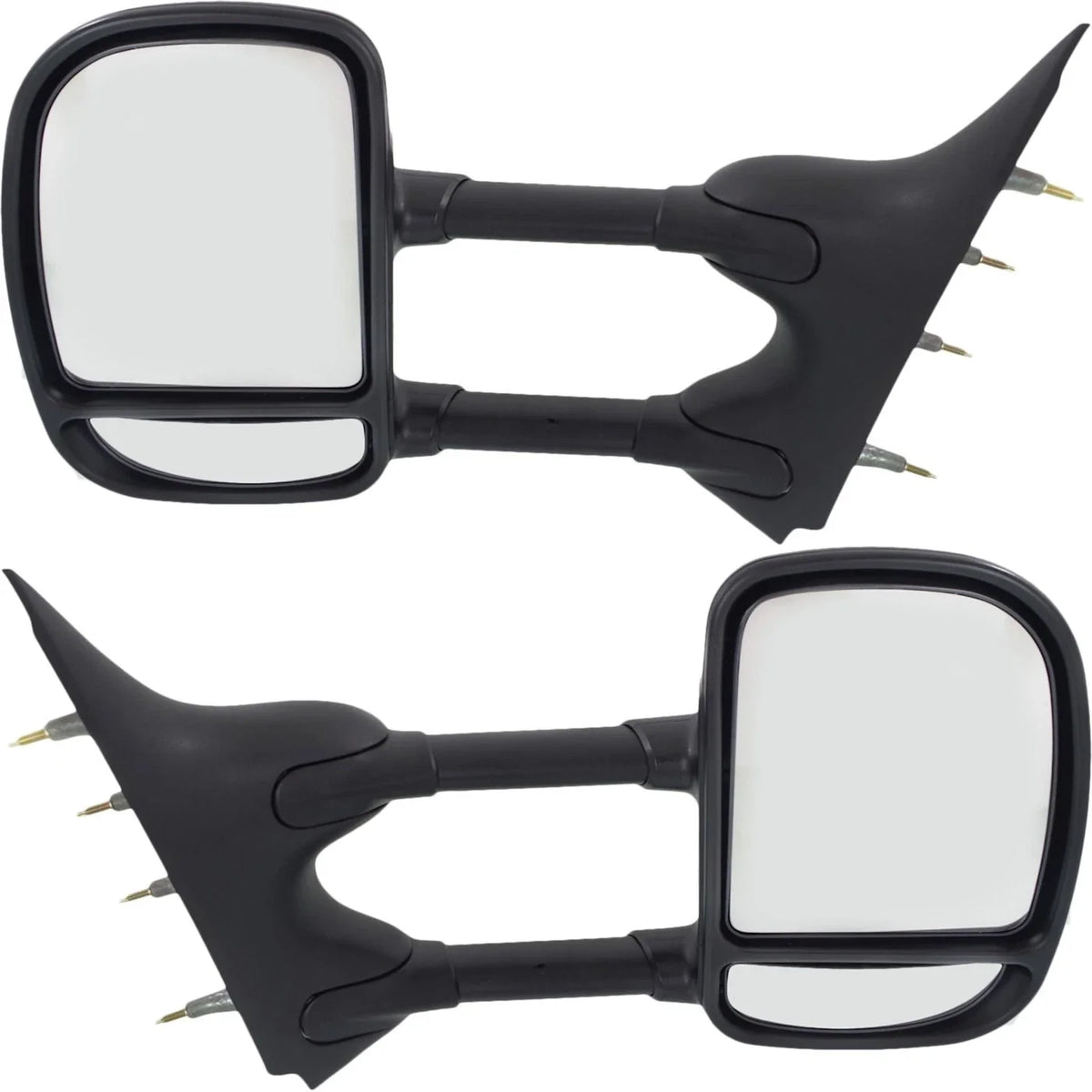 2-Pack Manual Towing Mirrors for Ford E150 E250 Van