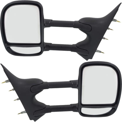 2-Pack Manual Towing Mirrors for Ford E150 E250 Van