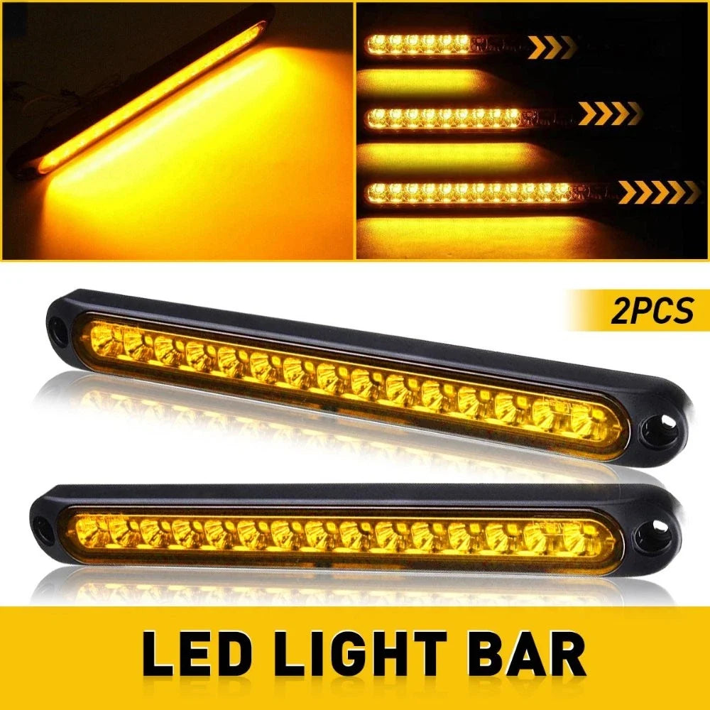 Flowing LED Turn Signal Brake Lights for Truck - 2 Pack