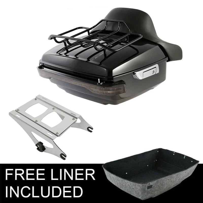 LED Trunk Rack Pad for Harley Street Glide Touring 2014–2026
