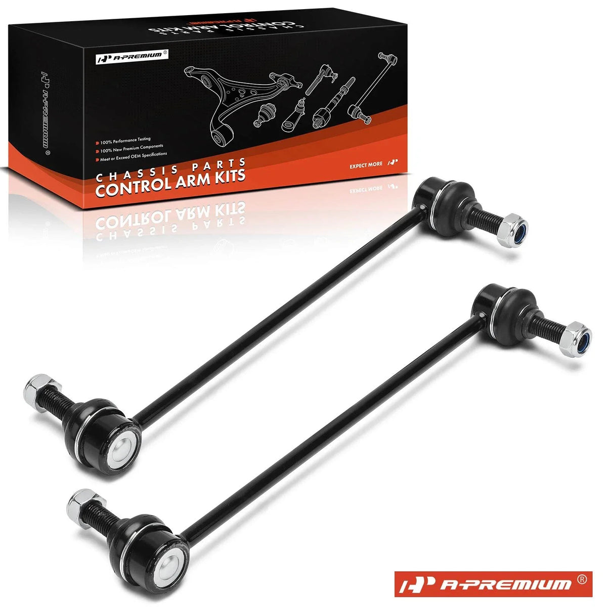2X Front Sway Bar Link for Chevrolet Malibu, Impala, Buick LaCrosse (2013–2015)