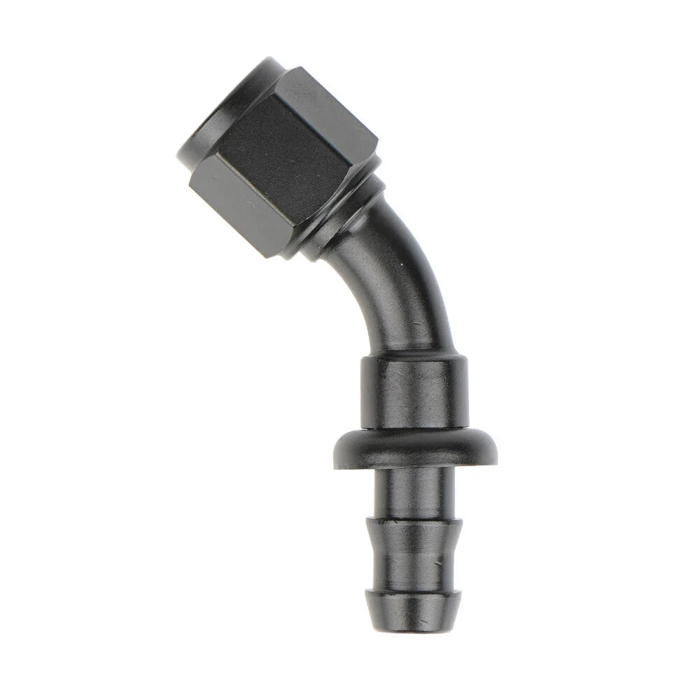 Rubber Oil Fuel Line Push-on Lock Hose End Barb Fitting AN6/8/10