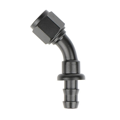 Rubber Oil Fuel Line Push-on Lock Hose End Barb Fitting AN6/8/10